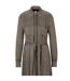 Robe Chemisier Mi-longue Davivio Femme Marron Noir Boss-2