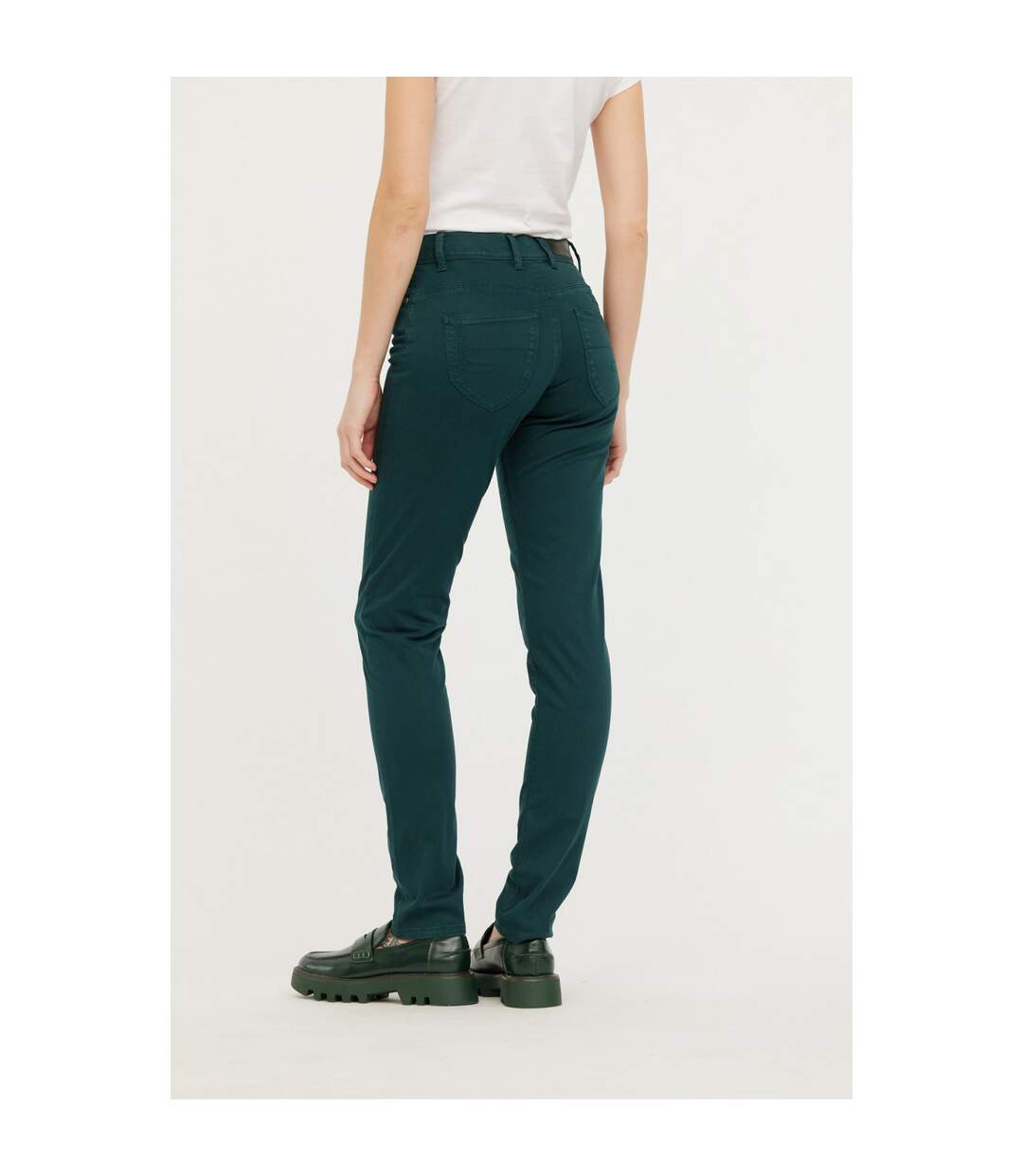 Pantalon coton slim JANA-4