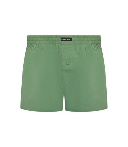 Lot De 3  Caleçons Motif/style À Pois Et Uni Homme Vert Lyle & Scott