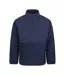 Mens Microfleece Half Zip Fleece Top Navy Front Row-1