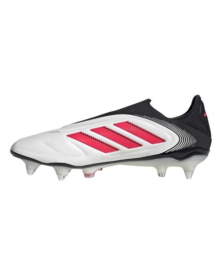 Mens Copa Pure 3 Elite Calf Leather Soft Ground Football Boots White Red Black Adidas