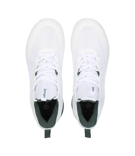 Womens/ladies Ac Mesh Tennis Shoes White Green Slazenger