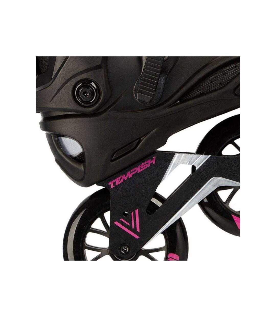 Patins À Roulettes Alignées Viber Femme 41 Fr Noir Tempish-4