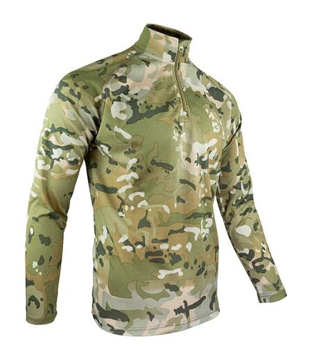 Haut De Sport Motif/style Camouflage Armour Homme Gris Pâle Viper