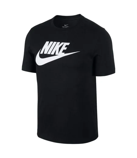 T-shirt Motif/style Logo Sur Poitrine Futura Homme Noir Blanc Nike