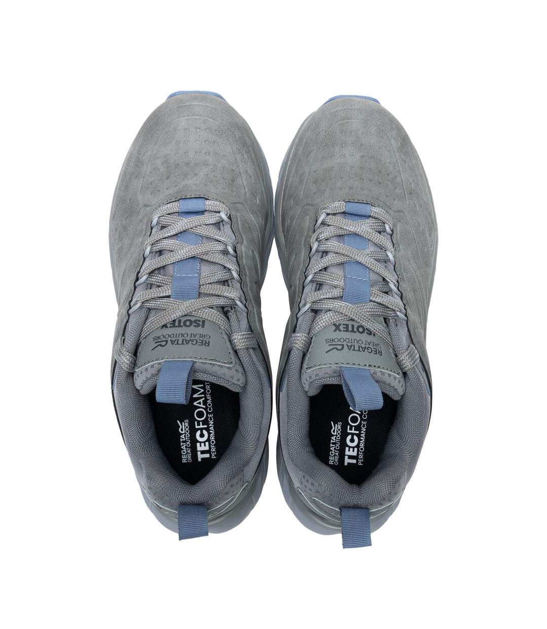 Chaussures De Marche Derino Femme Bleu Gris Foncé Vieux Bleu Regatta-4