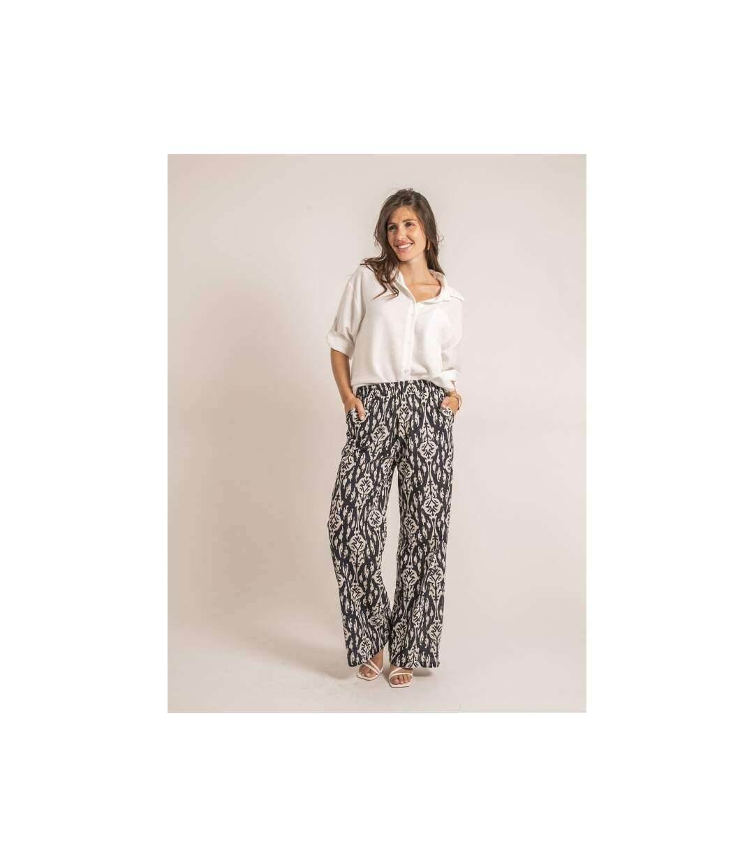 Pantalon fluide motifs EMIE - Dona X Lisa-4