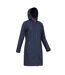 Womens/ladies ioana longline soft shell jacket navy Mountain Warehouse