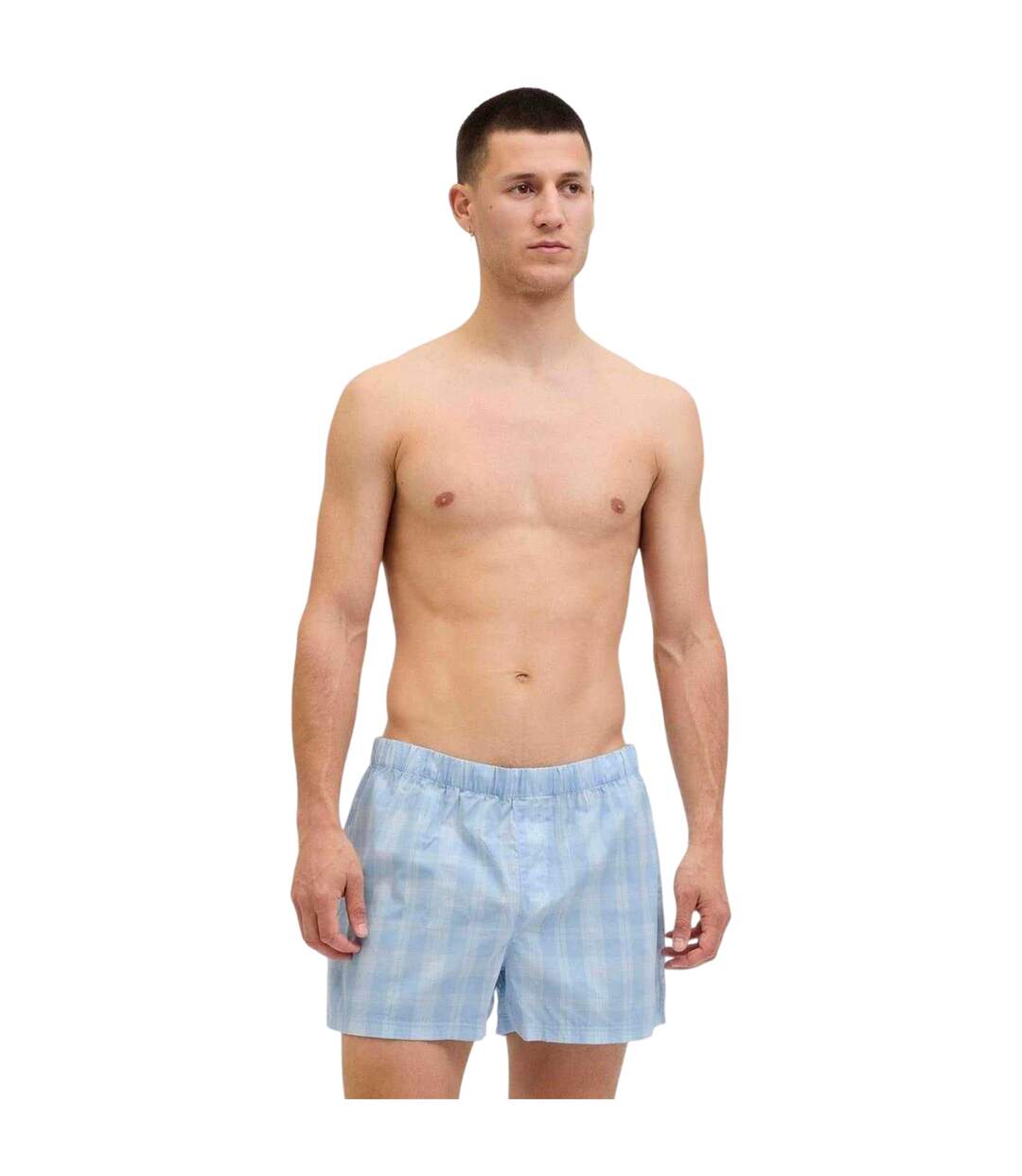 Lot De 3  Boxers Milano Homme Bleu Pâle Jack And Jones-1