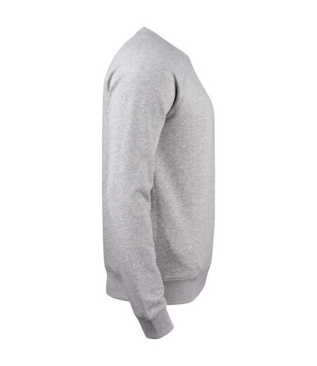 Sweat Premium Adulte Gris Chiné Clique