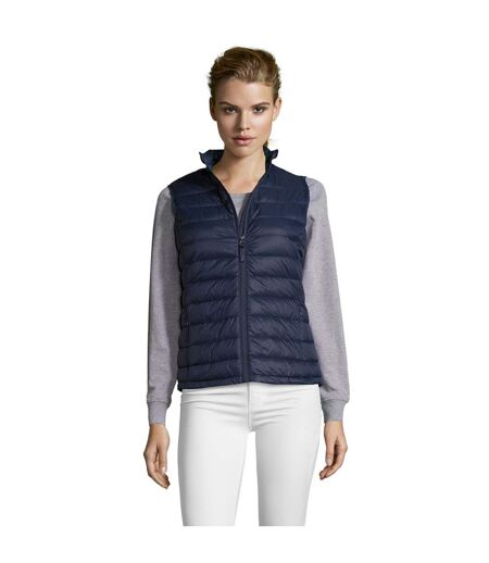 Veste Sans Manches Wilson Femme Bleu Marine Français SOLS