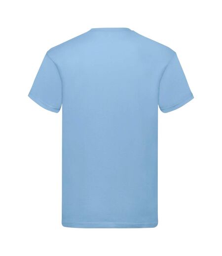 Fruit of the Loom Mens Original T-Shirt (Sky Blue)