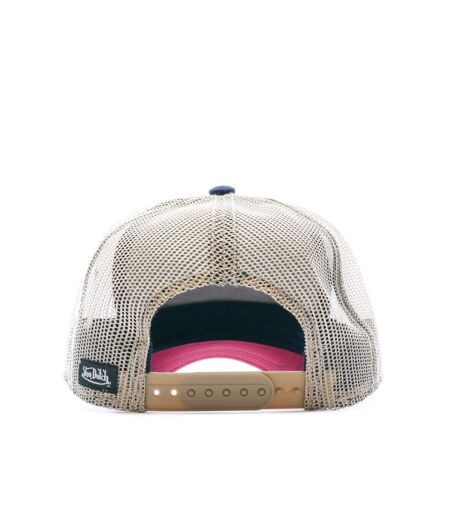 Casquette Bleu marine rouge et beige Homme/Femme Von Dutch