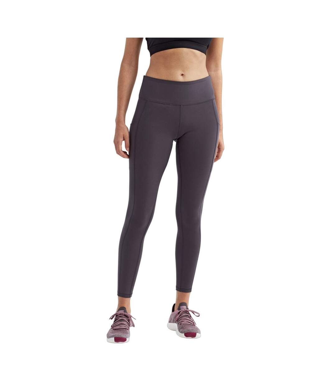 Leggings femme gris foncé Tri Dri Performance Space