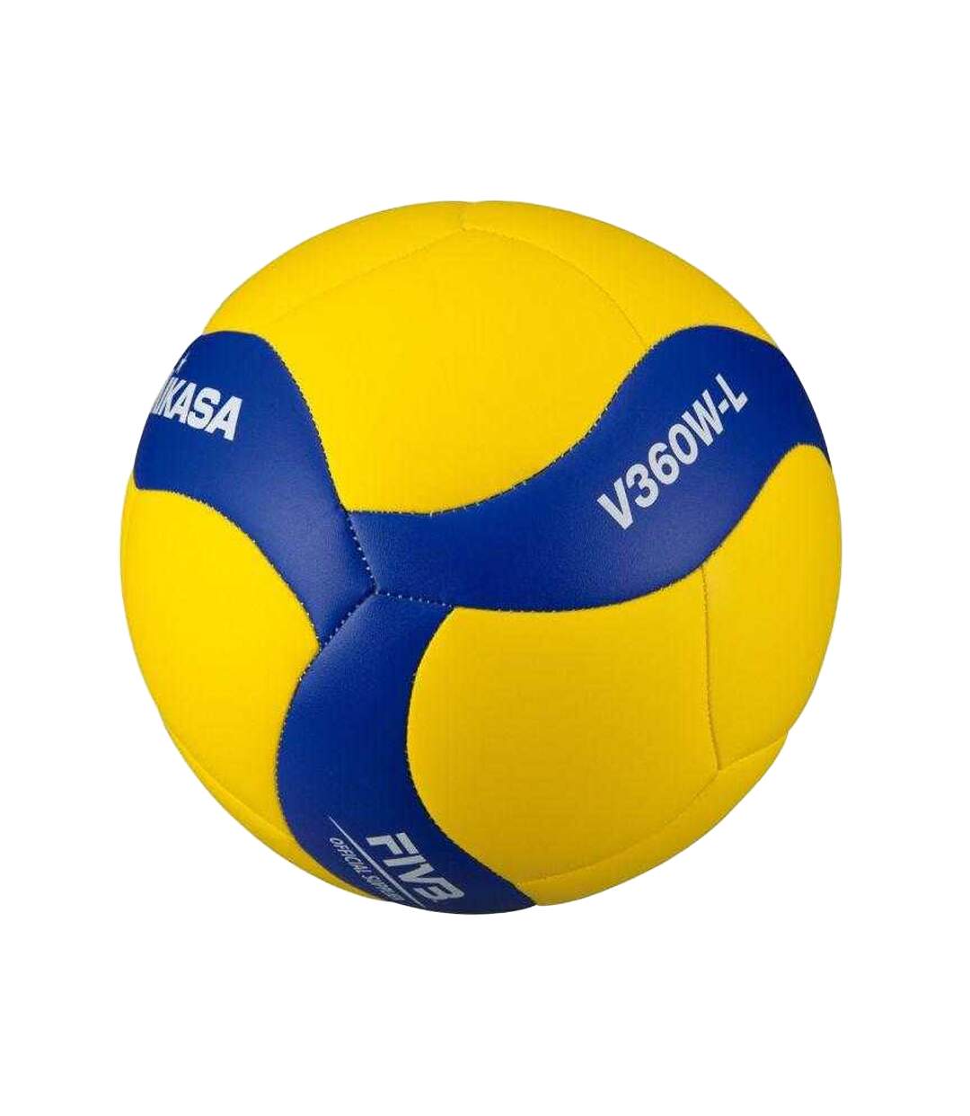 Ballon De Volley-ball Motif/style Logo Taille 5 Bleu Jaune Mikasa-2
