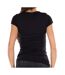 T-shirt noir femme guess maze-2
