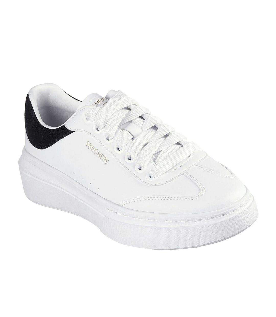 Baskets Cordova Classic Femme Blanc Noir Skechers-1