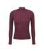 Womens/ladies Diamante Ribbed Track Top Fig Biba-1