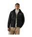 Mens Mixed Media Jacket Black Reebok-2