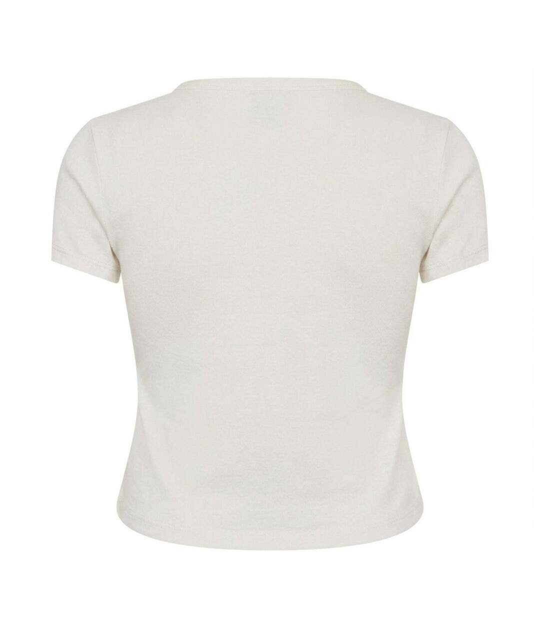 Womens/ladies Heritage Ringer Crop Top White New Balance-2