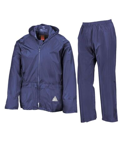 Mens Waterproof Jacket And Trousers Set Royal Blue Result