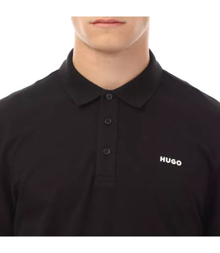 Mens Donos222 Polo Shirt Black Hugo