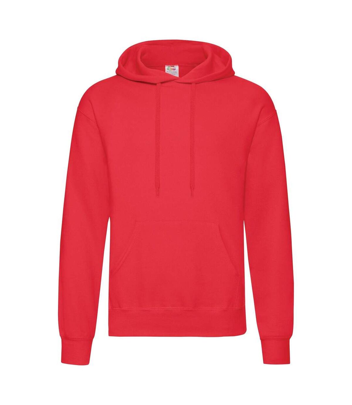 Fruit Of The Loom Unisex Adults Classic Hooded Sweatshirt (Red)
