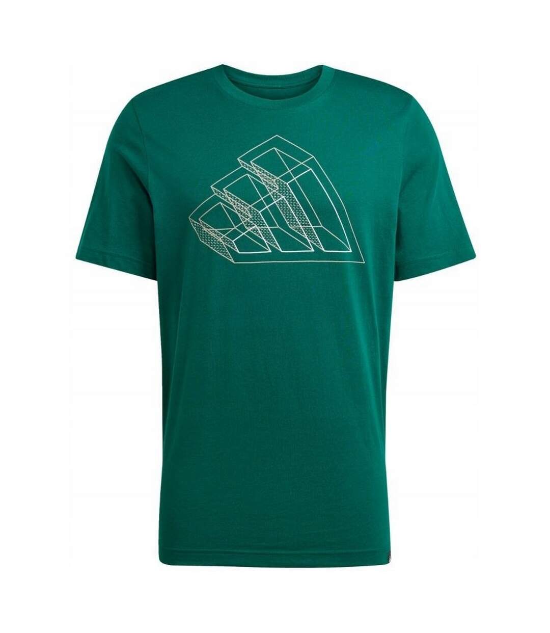 T-shirt Style Contour Graphique Homme Vert Adidas-2
