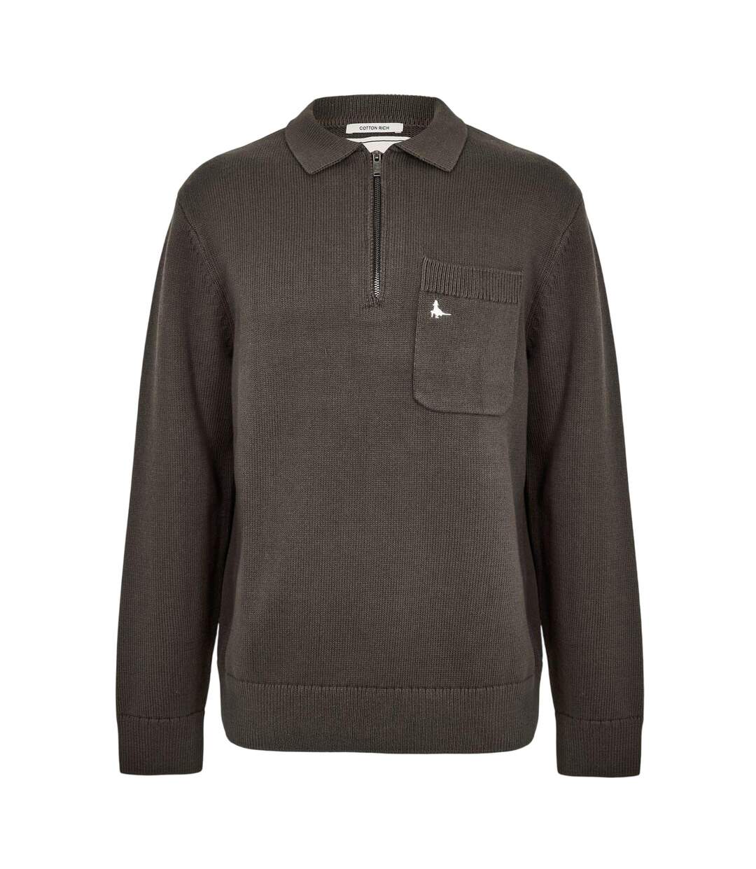 Polo Manches Longues Homme Gris Jack Wills-2