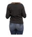 Sweat Femme Noir Tommy Hilfiger-2