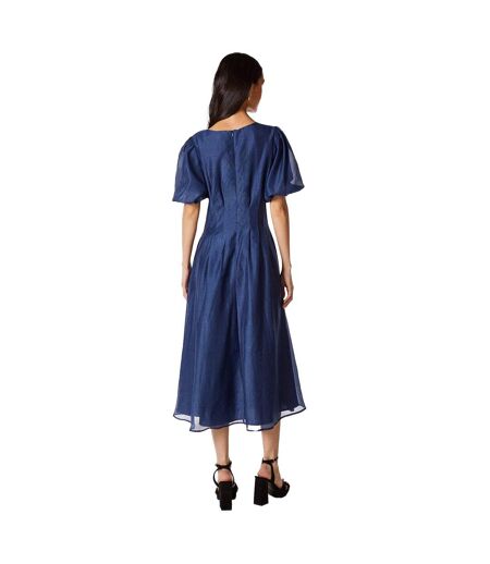 Robe Mi-longue Femme Bleu Principles