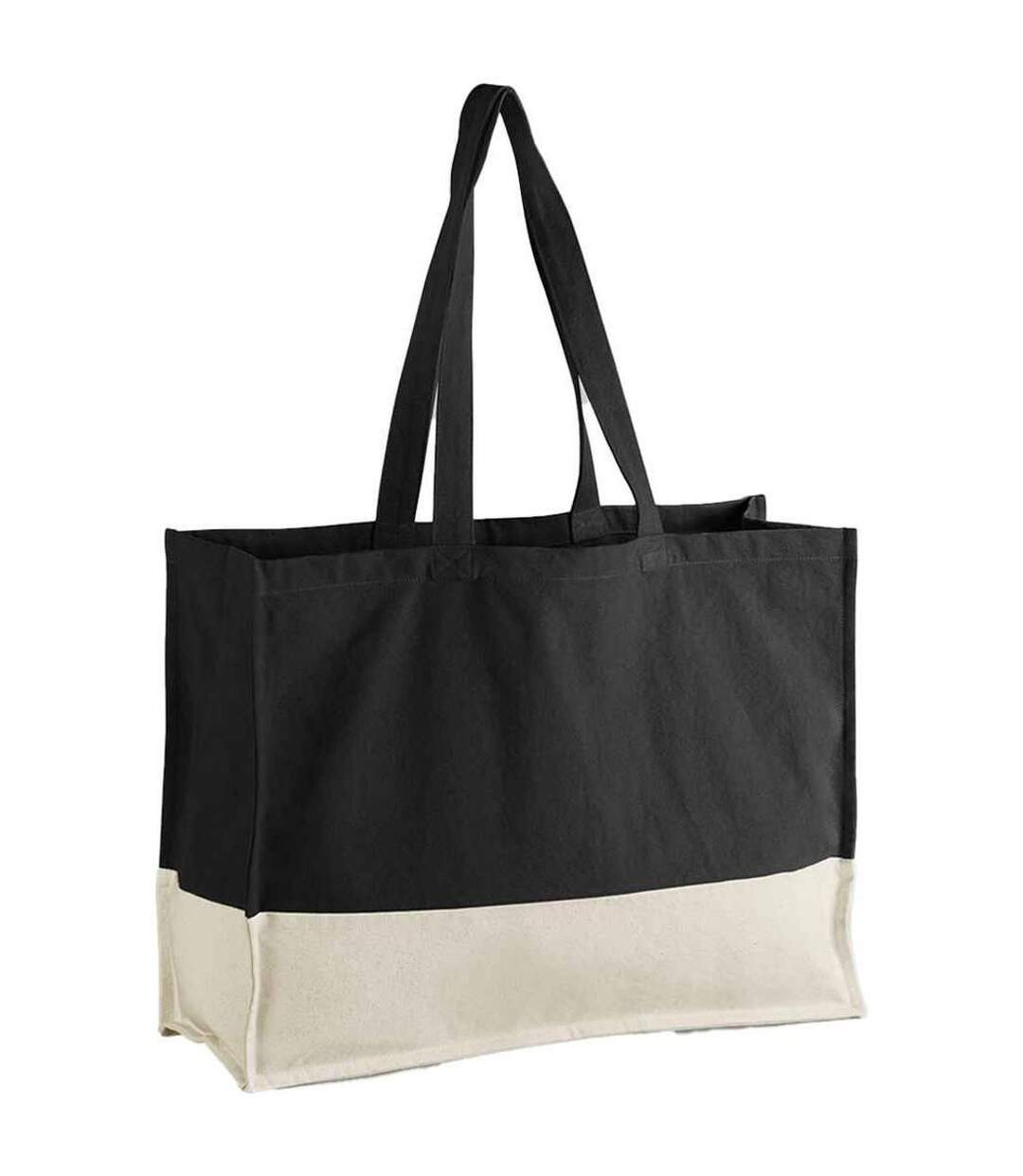 Tote Bag Earthaware Taille Unique Noir Beige Pâle Westford Mill-1