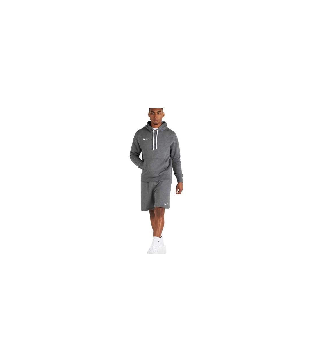 Sweat À Capuche Park Homme Gris Nike-1