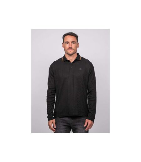 Polo torsades manches longues coton POCIBER
