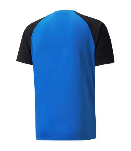 Mens Teampacer Colour Block T-shirt Blue Black White Puma