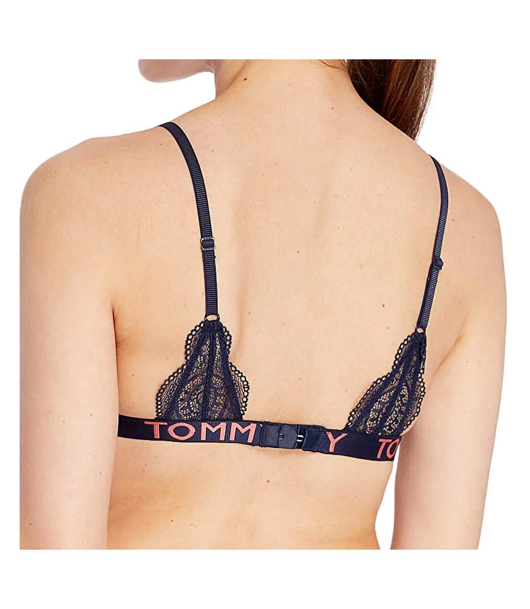 Soutien gorge Marine Femme Tommy Hilfiger Triangle Bra Print - S-2