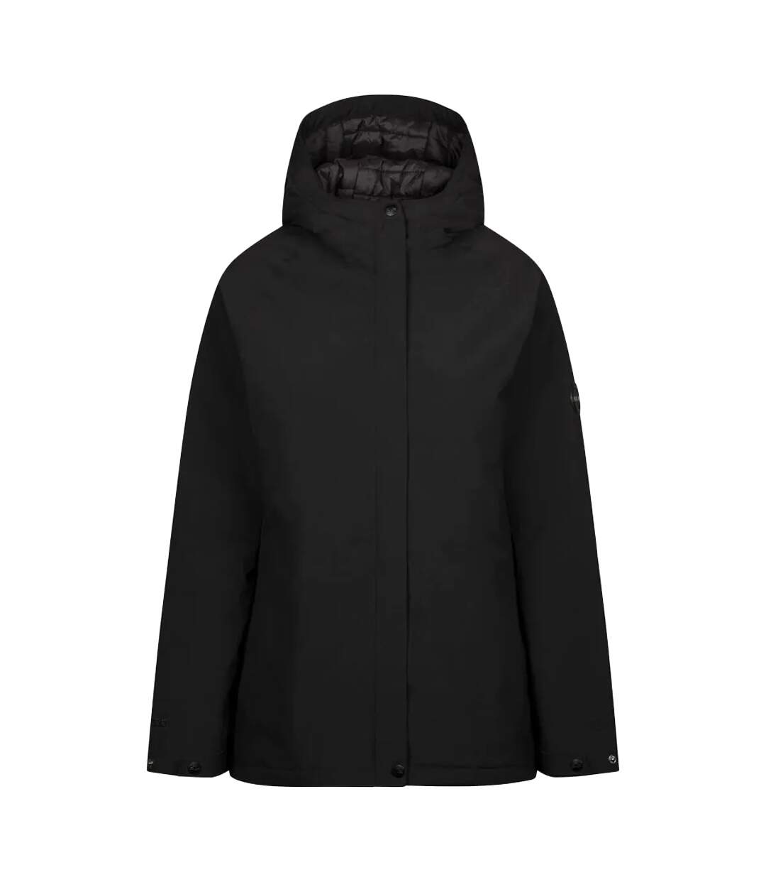 Womens/ladies carlotta raincoat black Trespass-1