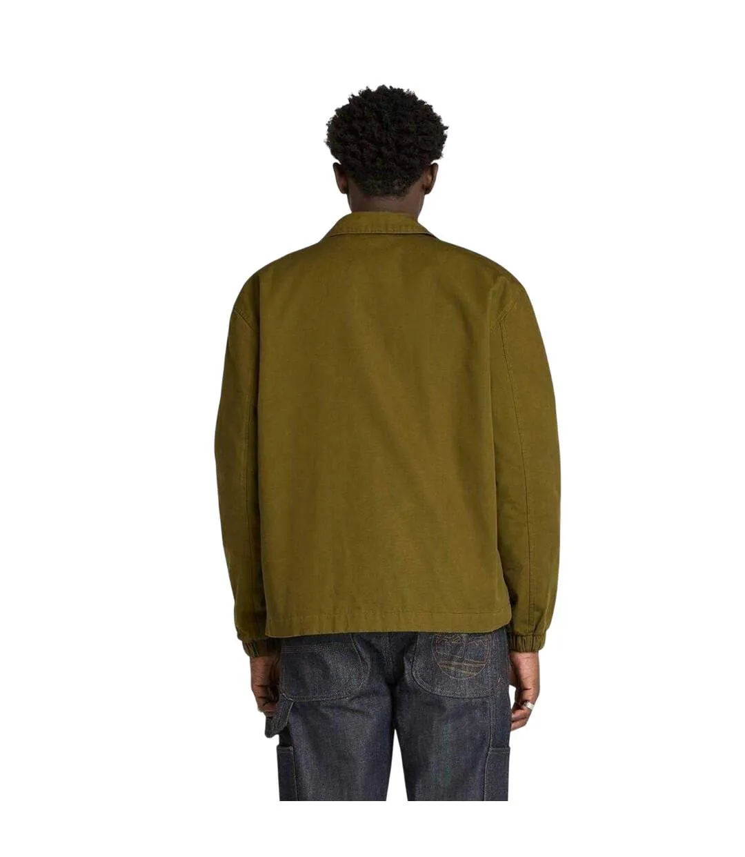 Mens Coach Overshirt Dark Olive Timberland-3