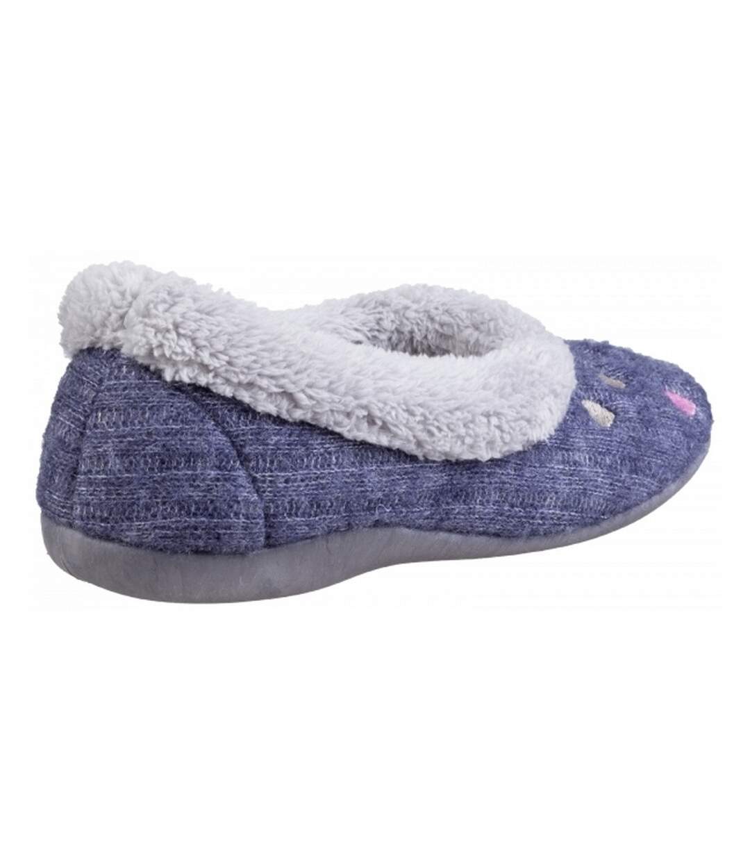 Chaussons Alaska Femme Bleu Marine Fleet & Foster-2