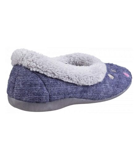 Chaussons Alaska Femme Bleu Marine Fleet & Foster