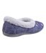 Chaussons Alaska Femme Bleu Marine Fleet & Foster-2
