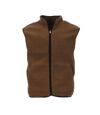 Veste Sherpa sans manches marron homme Only & Sons Onsborg