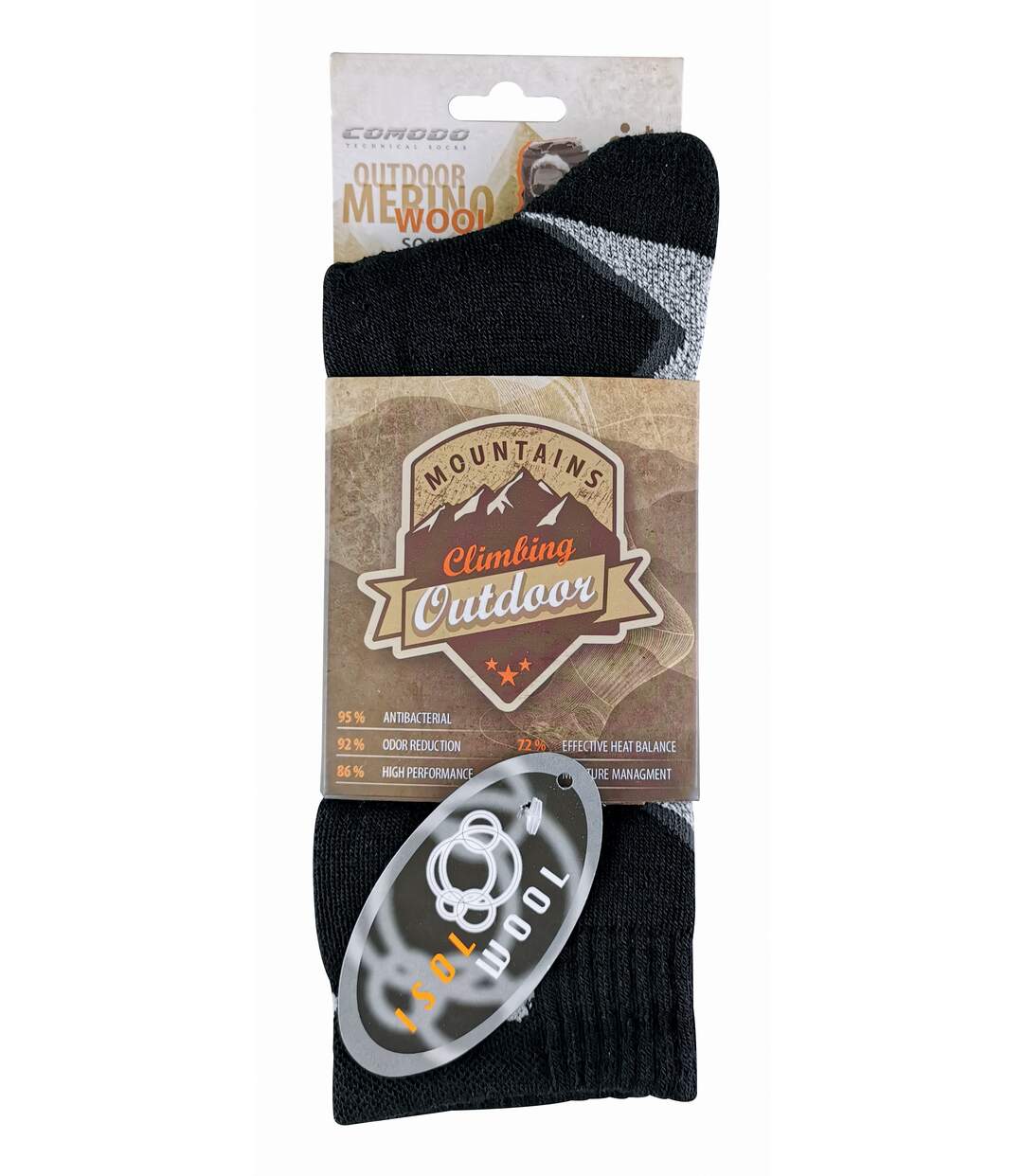 COMODO - Merino Wool Hiking Thermal Socks-2