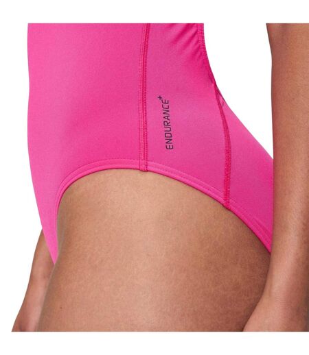 Womens/ladies Medalist One Piece Swimsuit Pink Speedo
