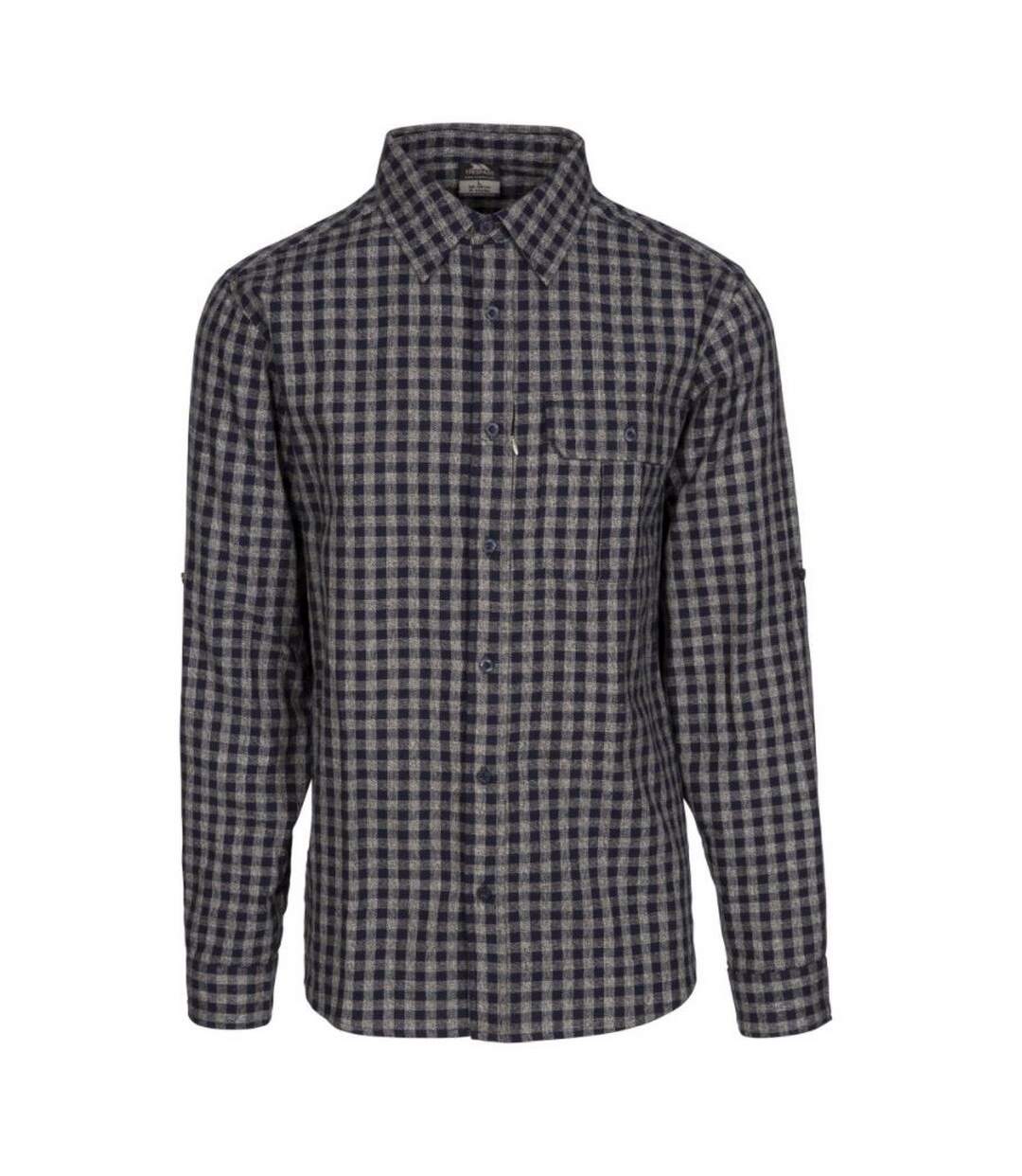 Trespass Mens Participate Shirt (Navy Check)