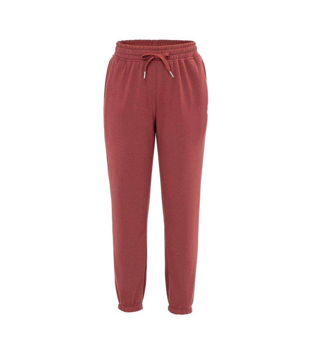 Pantalon De Jogging Motif/style Uni Femme Rouge Foncé SoulCal-1