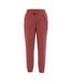 Pantalon De Jogging Motif/style Uni Femme Rouge Foncé SoulCal-1