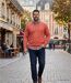 Pull homme CHALLENGER PALAIS2 col V : le confort longue durée d'une maille douce et lumineuse-5
