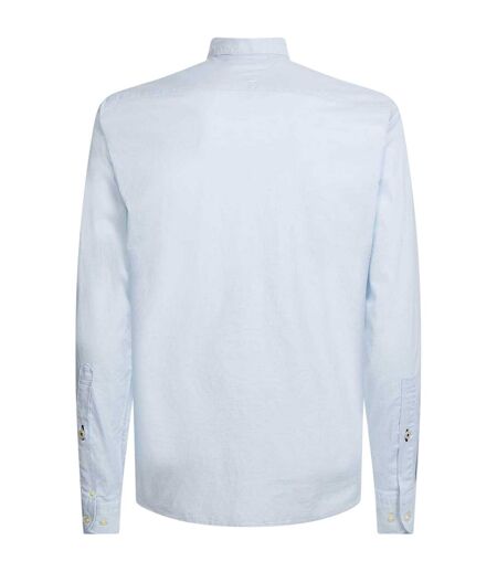 Mens Core 1985 Oxford Long-sleeved Button-down Shirt Blue Tommy Hilfiger