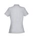 Fruit Of The Loom Womens Lady-Fit 65/35 Short Sleeve Polo Shirt (Heather Grey)